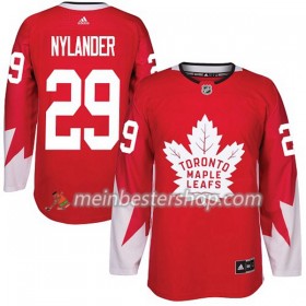 Toronto Maple Leafs William Nylander 29 Adidas 2017-2018 Rot Alternate Trikot Authentic - Herren